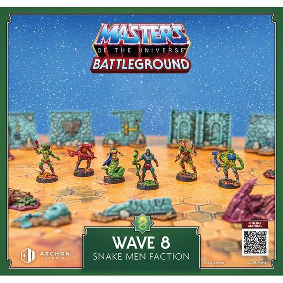 Masters of the Universe: Battleground Miniatures Game Wave 8: Snake Men Faction *French Version*