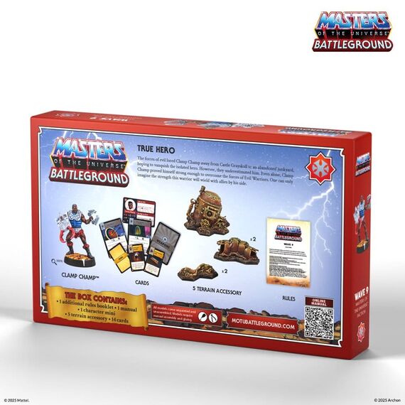 Masters of the Universe: Battleground Miniatures Game Wave 9: Masters of the Universe Faction *Spanish Version*