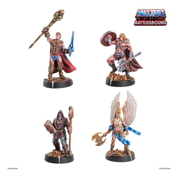 Masters of the Universe: Battleground Miniatures Game Wave 10: Preternian Heroes Faction *English Version*