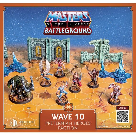 Masters of the Universe: Battleground Miniatures Game Wave 10: Preternian Heroes Faction *French Version*