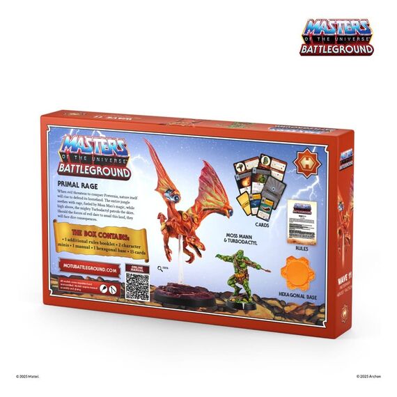 Masters of the Universe: Battleground Miniatures Game Wave 11: Preternian Heroes (Moss Man / Turbodactyl) *Spanish Version*