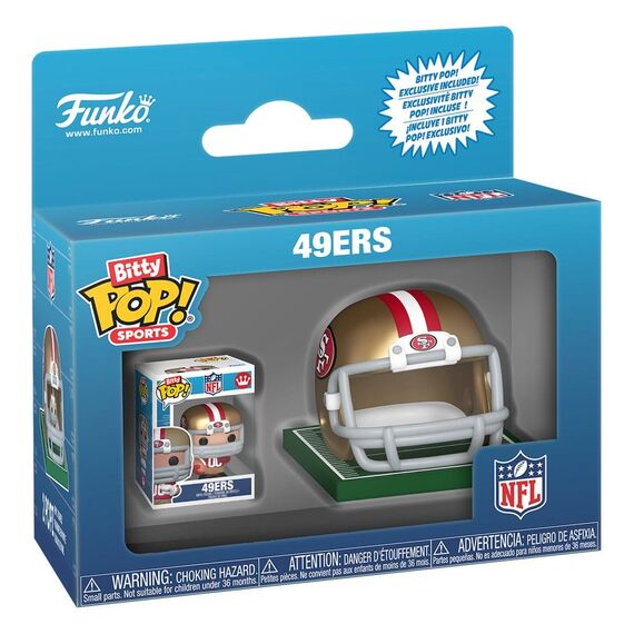 NFL Bitty POP! Helmets Vinyl Figures NFC Series 1 Assortment (12)