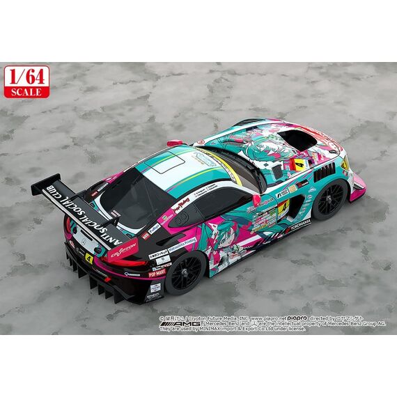 Hatsune Miku GT Project Vehicle 1/64 AMG 2025 Presentation Ver. 7 cm