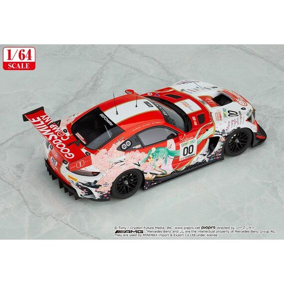 Hatsune Miku GT Project Vehicle 1/64 AMG 2017 SPA24H Ver. 7 cm