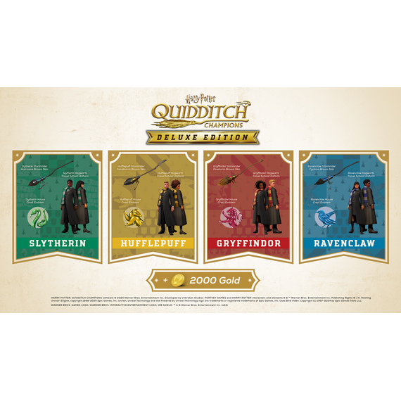 Harry Potter: Quidditch Champions (Deluxe Edition) (Code in Box) / Nintendo Switch