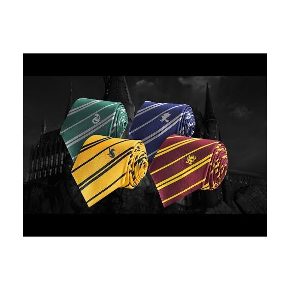 Harry Potter - Gryffindor - Deluxe Tie with metal pin / Fan Shop and Merchandise