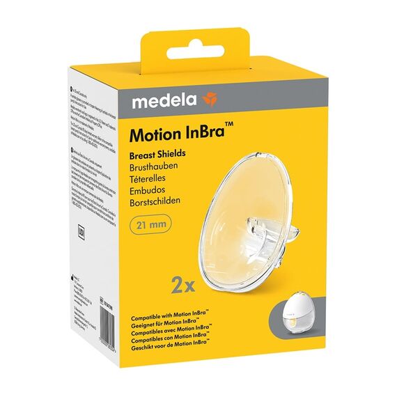 Medela - Motion InBra Breast Shields - 21 mm - 2-pack / Baby and Children