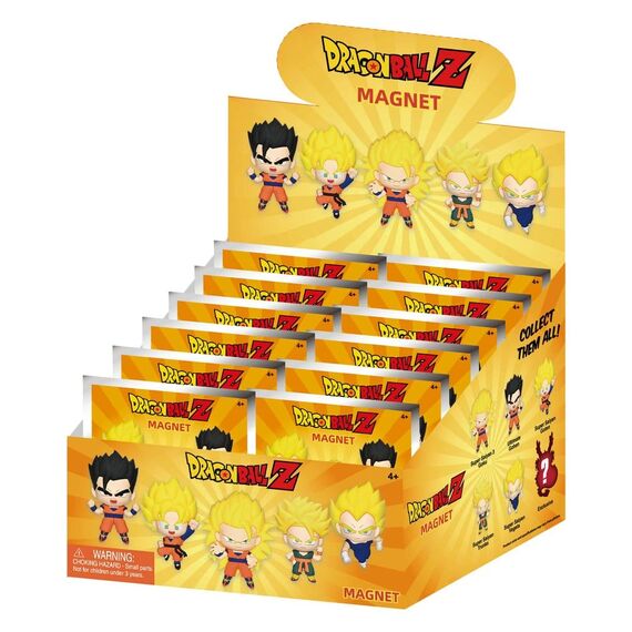 Dragonball Z 3D Foam Magnets Series 1 Blind Bag Display (12)