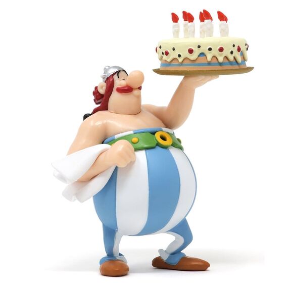 Asterix PVC Figure Obelix Happy Birthday 8.5 cm