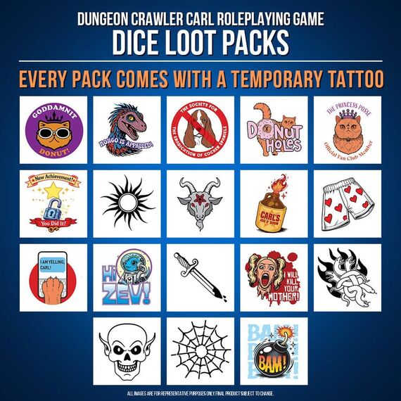 Dungeon Crawler Carl Dice Blind Box Display (20)