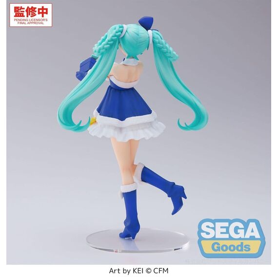 Character Vocal Series 01: Hatsune Miku High Premium PVC Figure Hatsune Miku Sapphire Christmas Ver. 21 cm