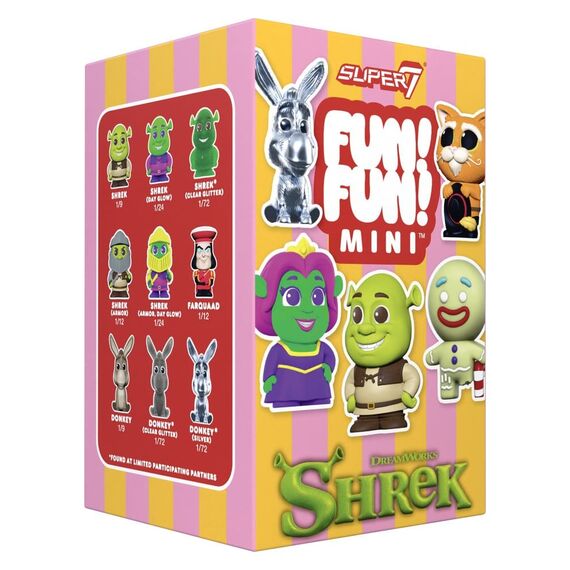 Shrek Fun! Fun! Mini Figures Wave 01 Blind Box Display (9)