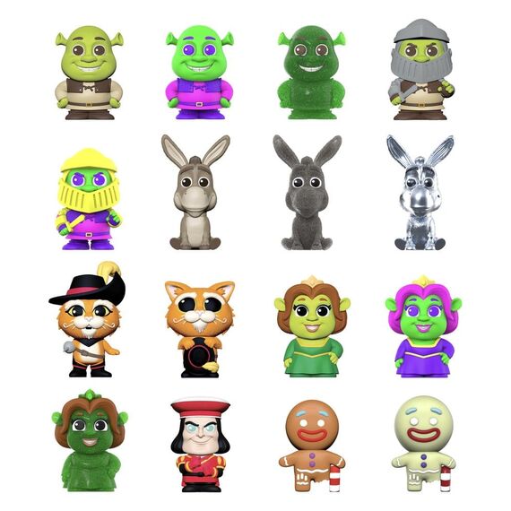 Shrek Fun! Fun! Mini Figures Wave 01 Blind Box Display (9)