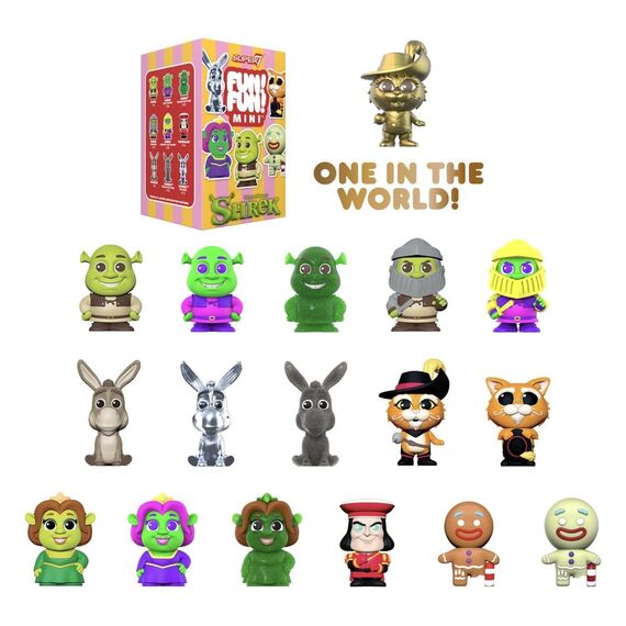 Shrek Fun! Fun! Mini Figures Wave 01 Blind Box Display (9)