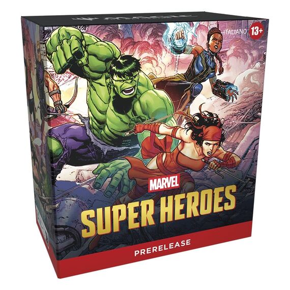 Magic the Gathering Marvel Super Heroes Prerelease Packs Case (15) italian