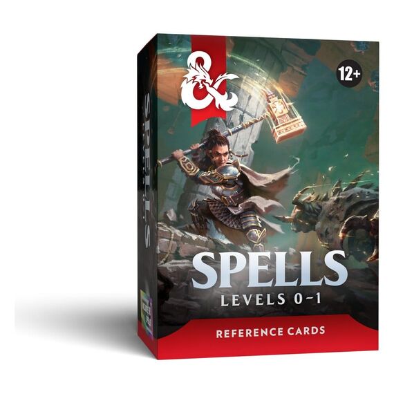 Dungeons & Dragons RPG Reference Cards: Spells (Levels 0-1) *English Version*