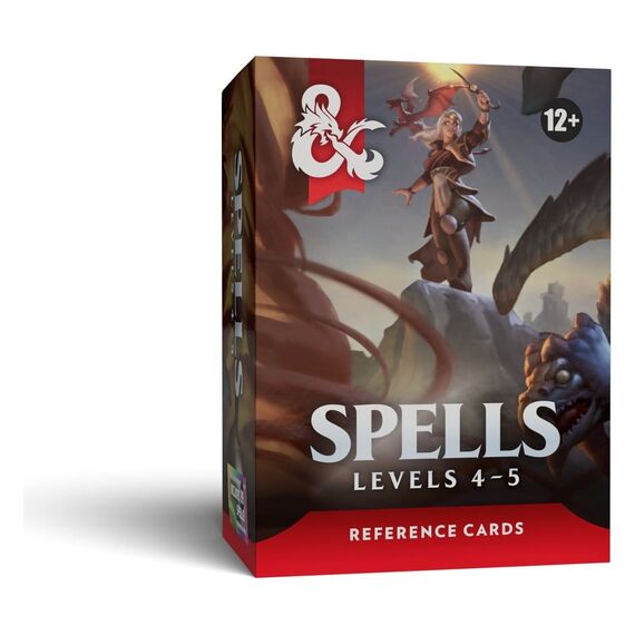 Dungeons & Dragons RPG Reference Cards: Spells (Levels 4-5) *English Version*