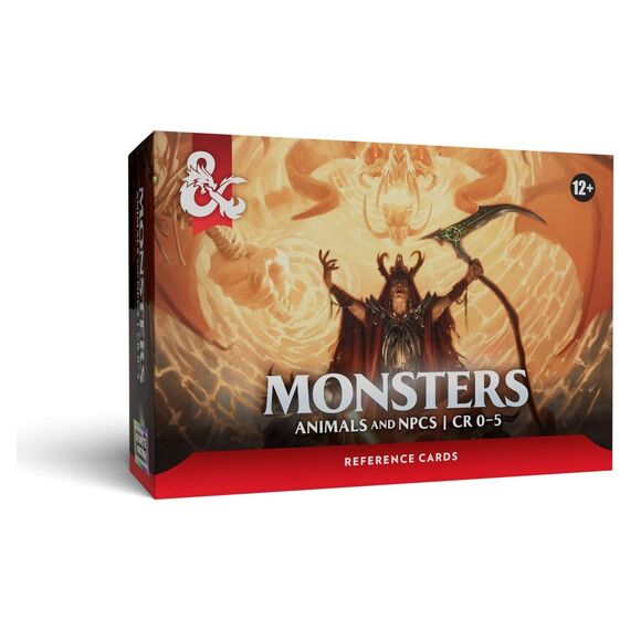 Dungeons & Dragons RPG Reference Cards: Monsters (Animals and NPCs) *English Version*