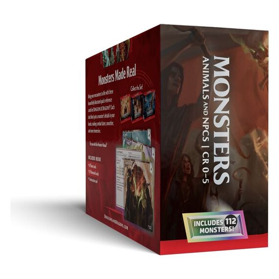 Dungeons & Dragons RPG Reference Cards: Monsters (Animals and NPCs) *English Version*