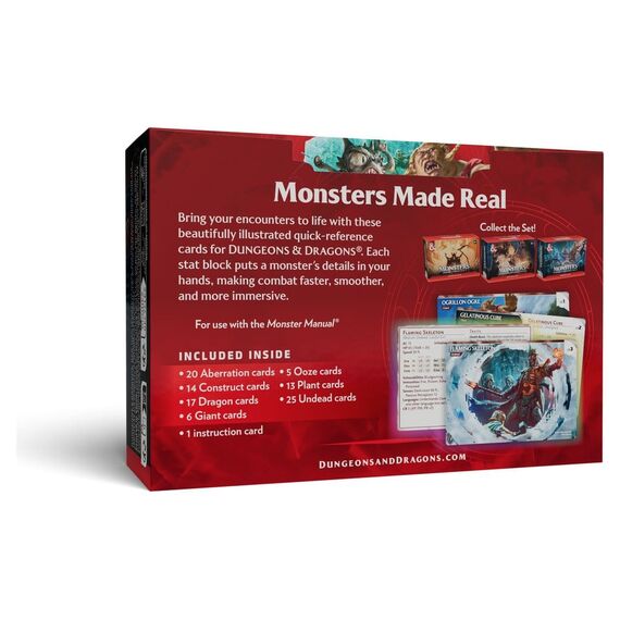 Dungeons & Dragons RPG Reference Cards: Monsters (Fearsome and Ferocious) *English Version*