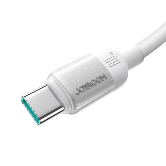 Joyroom S-A62 Lively Series 60W Fast Charging Data Cable (Type-C to Type-C) 1.2m-White