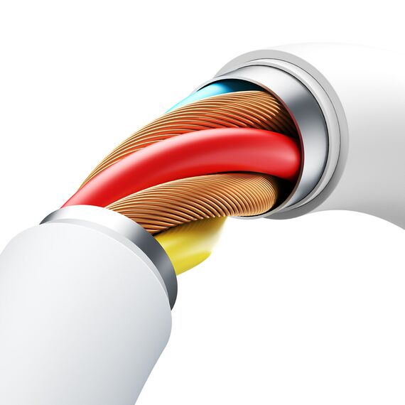 Joyroom S-A62 Lively Series 60W Fast Charging Data Cable (Type-C to Type-C) 1.2m-White