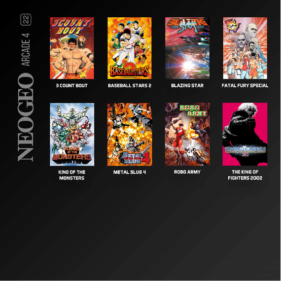 Evercade NeoGeo Arcade 4 / BLAZE TAB Plus