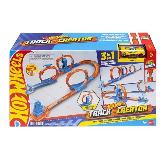 Hot Wheels - Track Creator Triple Loop Frenzy (JDW39) / Toys