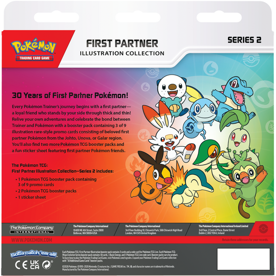 Pokémon - First Partner Illustration Collection: Series 2 (POK10395-101) / Toys
