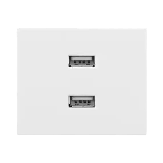Shelly - USB Charger – White Power Adapter for Wall Display Stand / Electronics