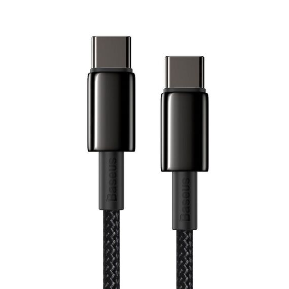 Baseus CATWJ-01 USB cable 1 m USB C 100 W Black