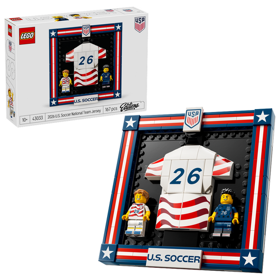 LEGO - Editions Football - 2026 U.S. Soccer National Team Jersey (43033) / Toys