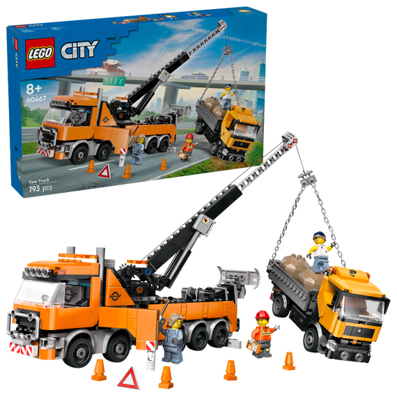LEGO - LEGO City - Heavy-Duty Recovery Tow Truck with Crane (60467) / Toys