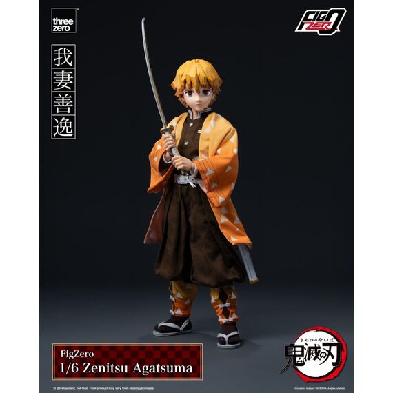 Demon Slayer: Kimetsu no Yaiba FigZero Action Figure 1/6 Zenitsu Agatsuma 28 cm