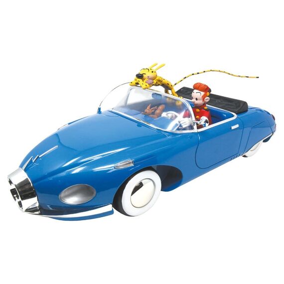 Spirou & Fantasio Resin Statue 1/10 Spirou, Marsupilami & Spip in the Turbotraction