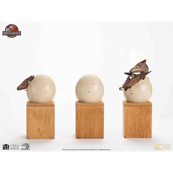 Jurassic Park III ECC Elite Creature Line Statue Hatching Pterosaur 16 cm