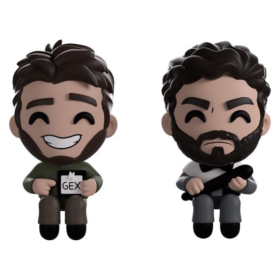 Scott the Woz Vinyl Figures Jeb Jab & Rex Mohs Monitor Buddiez 6 cm