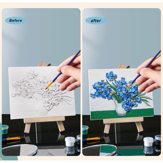 Resin DIY 3D Painting - Irises- 13.5x10cm
