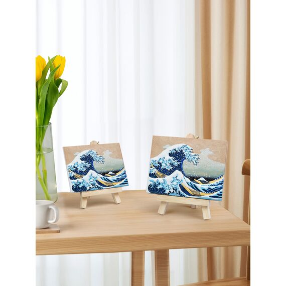 Resin DIY 3D Painting -Great wave of Kanagawa - 13.5x10cm