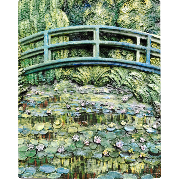 Resin DIY 3D Painting -Water Lily Pond -  13.5x10cm
