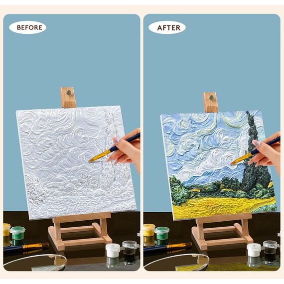 Resin DIY 3D Painting - Wheat Field -  34x34cm