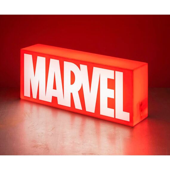 Marvel logo lamp
