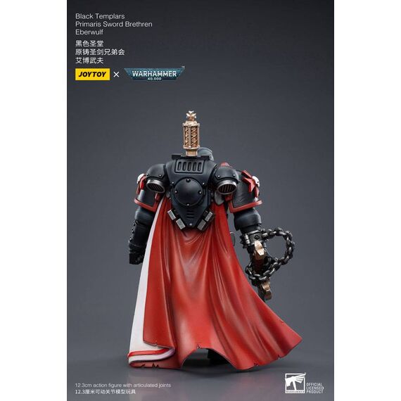 Warhammer 40k Action Figure 1/18 Black Templars Primaris Sword Brethren Eberwulf 12 cm