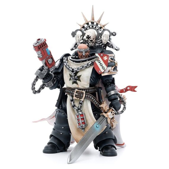 Warhammer 40k Action Figure 1/18 Black Templars Marshal Baldeckrath 12 cm