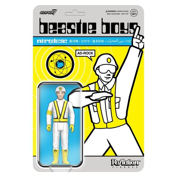 Beastie Boys ReAction Action Figure Wave 04 Ad-Rock (Intergalactic Crossing Guard)