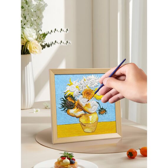 Resin DIY 3D Painting - Sunflower -  34x34cm
