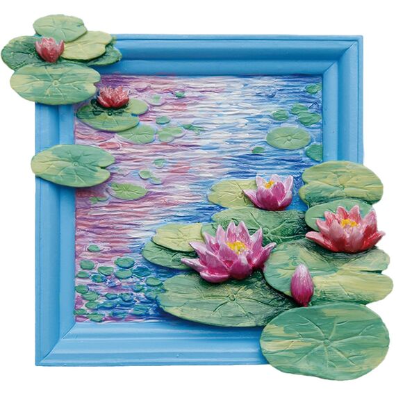 MAGNET DIY - Water Lilies - Resin DIY 3D Painting Magnet