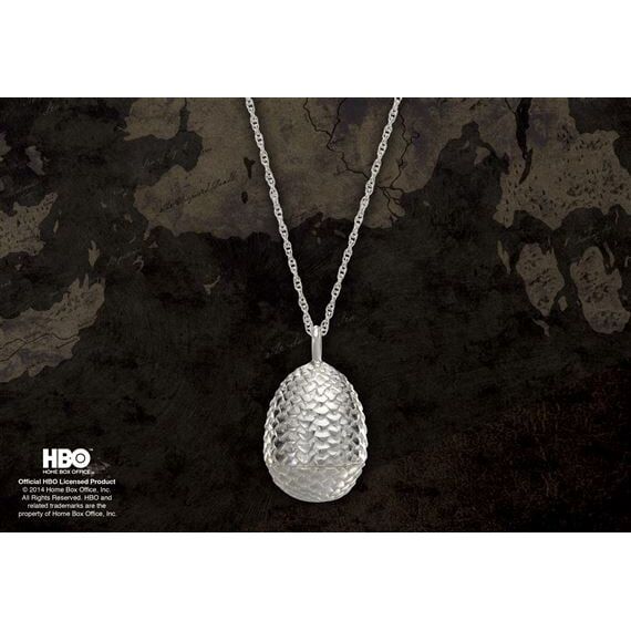 GAME OF THRONES - Dragon Egg Pendant - Silver Edition