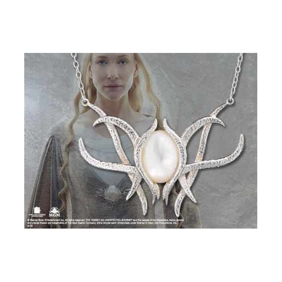 THE HOBBIT - Galadriel Brooch Pendant - Sterling Silver