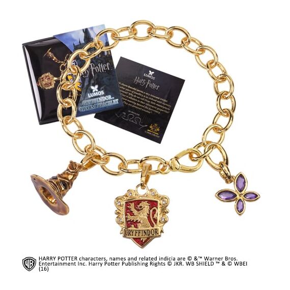 HARRY POTTER - Charm Bracelet - Lumos Gryffindor